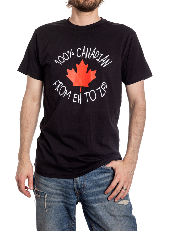 Canada "100% Canadian From Eh to Zed" T-Shirt