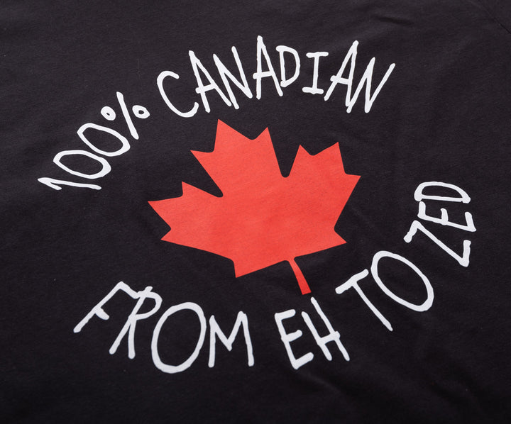 Canada "100% Canadian From Eh to Zed" T-Shirt