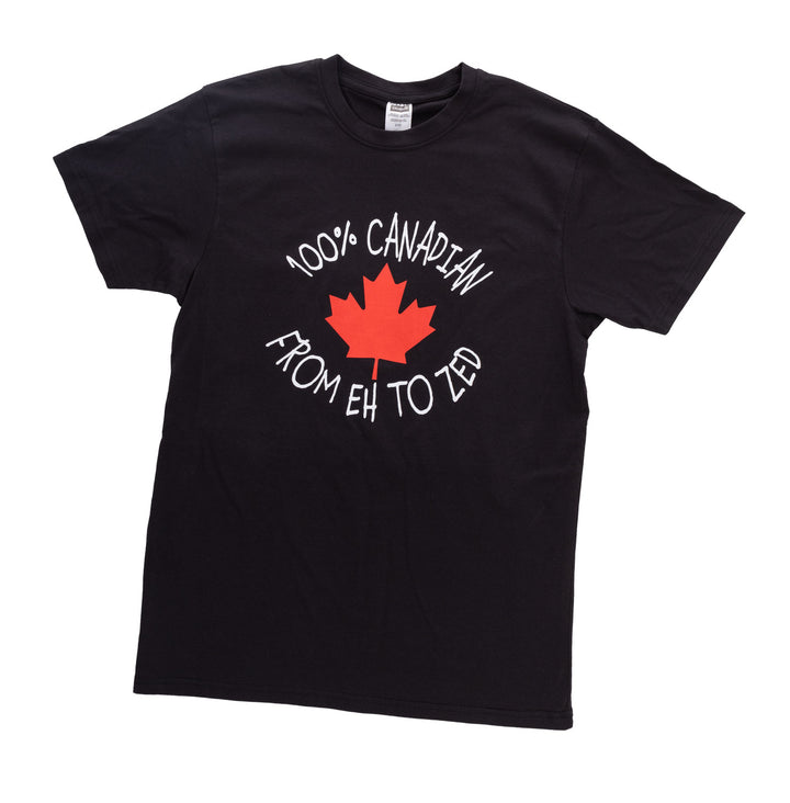 Canada "100% Canadian From Eh to Zed" T-Shirt