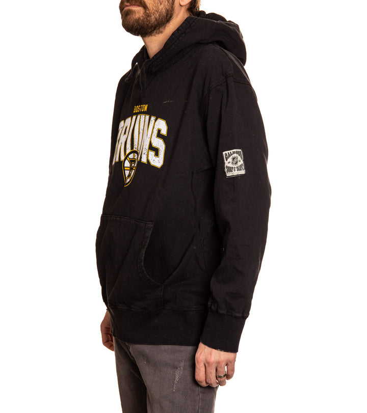 Official NHL licensed Pittsburgh Penguins Unisex Black Acid Wash Hoodie