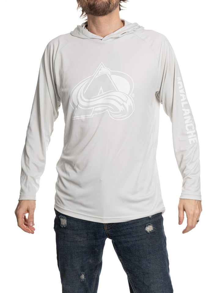 Colorado Avalanche Hooded Rashguard with UV Protection