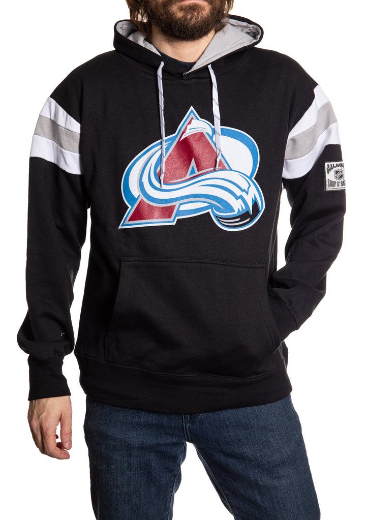 Colorado Avalanche Varsity Retro Style Hoodie