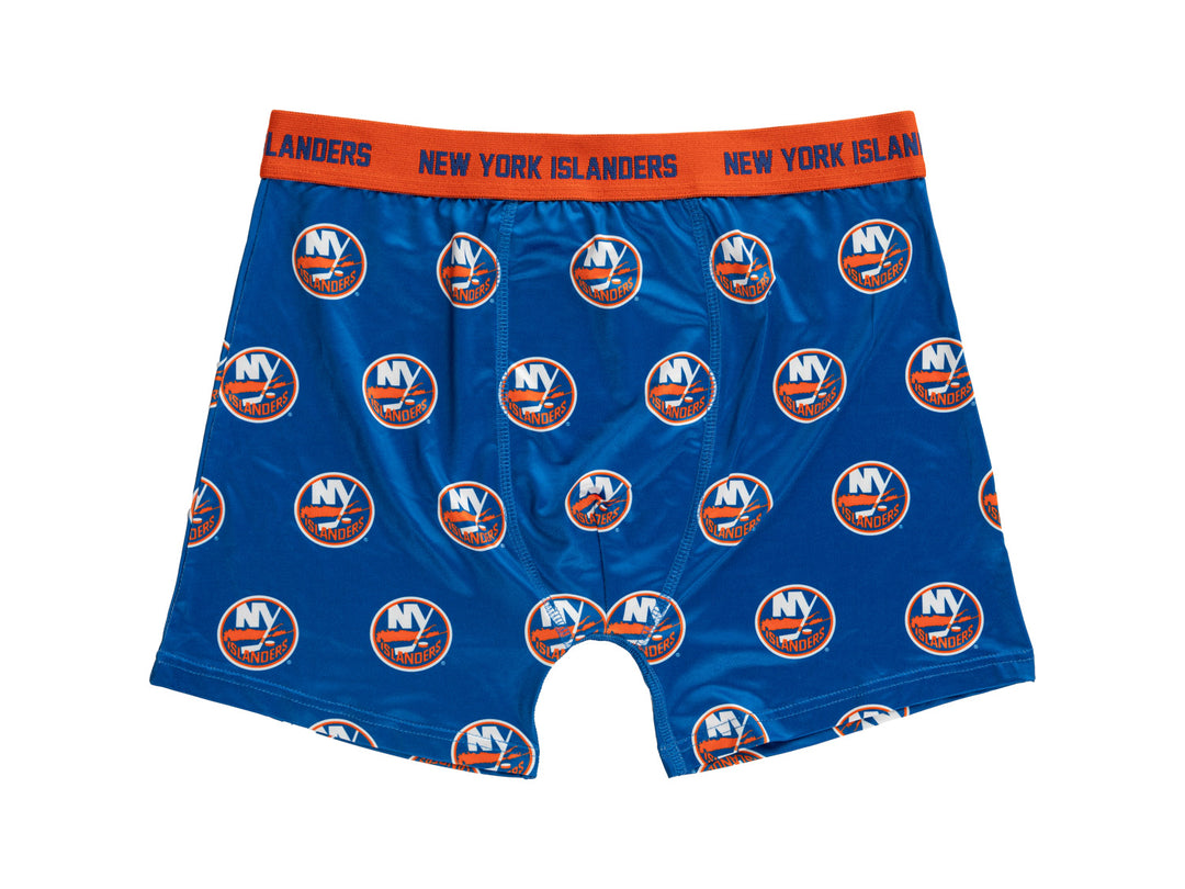Men's New York Islanders All Over Boxer Briefs - 2 Pack Underwear