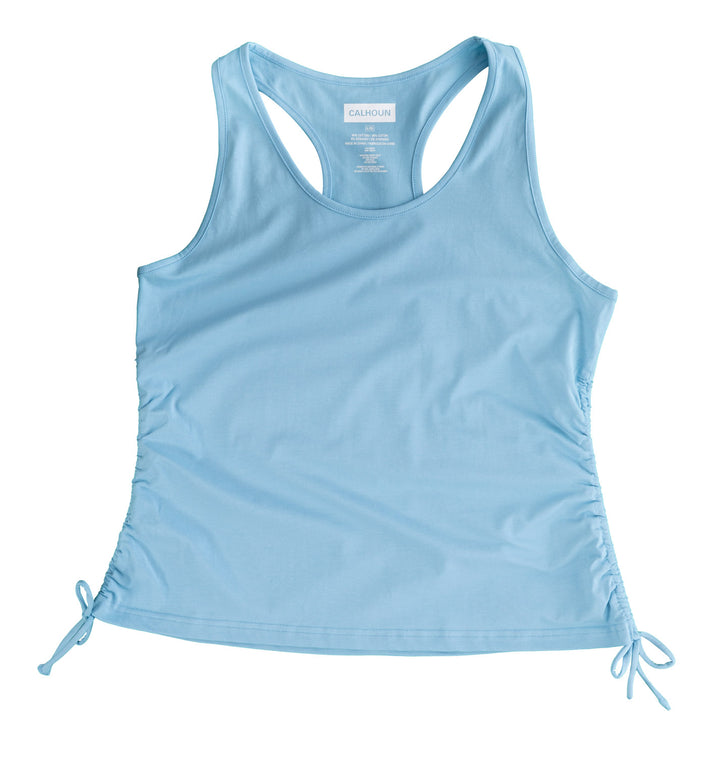 Ladies Active Tank in Denim Blue