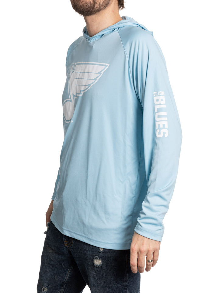 St. Louis Blues Hooded Rashguard with UV Protection