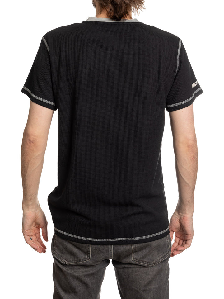 Boston Bruins Waffle Henley Shirt