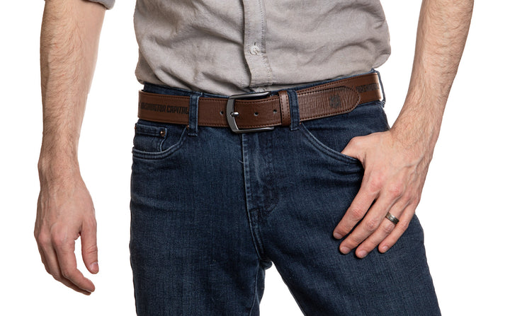 Official Licensed Washington Capitals faux leather belt