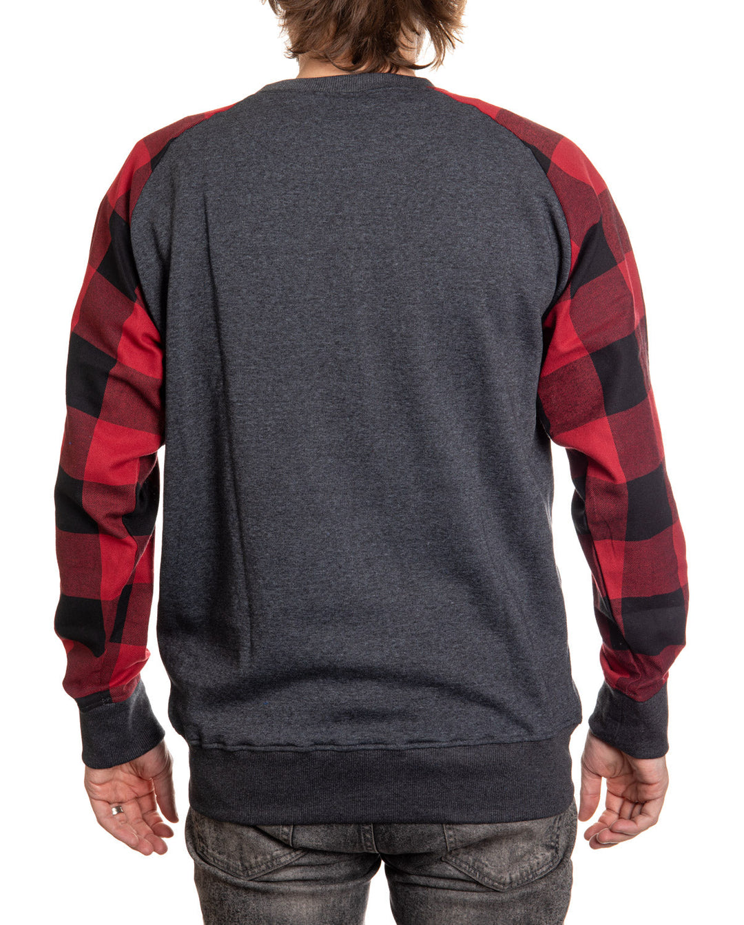 Licensed NHL Chicago Blackhawks Buffalo Plaid sweatshirt