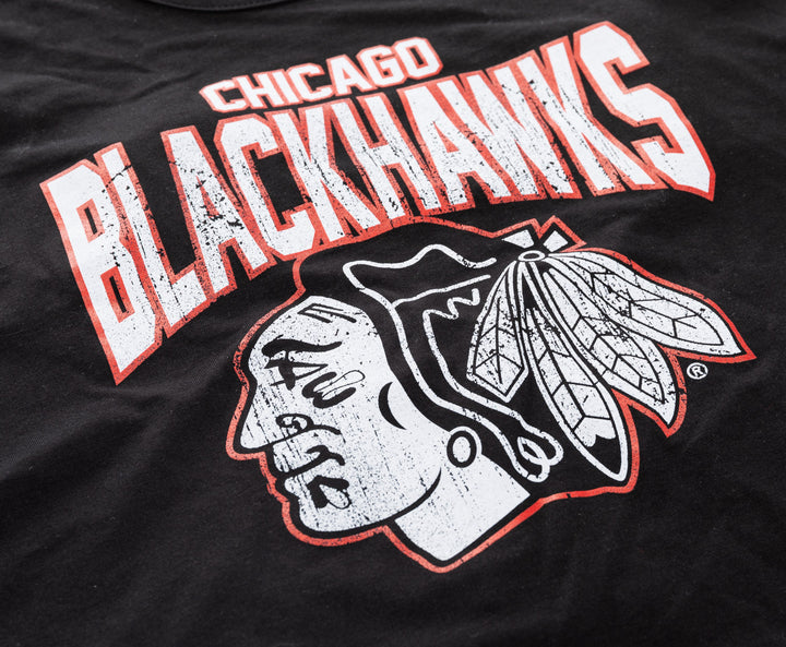Chicago Blackhawks Ladies "Distressed" Lace Flowy Tank Top