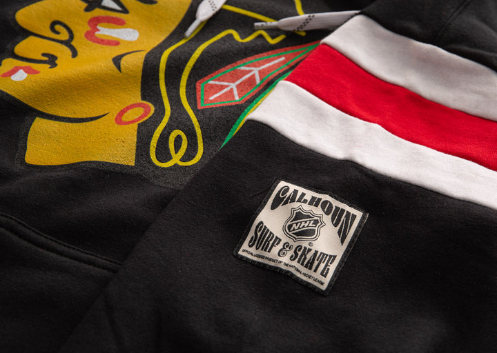 Chicago Blackhawks Varsity Retro Style Hoodie