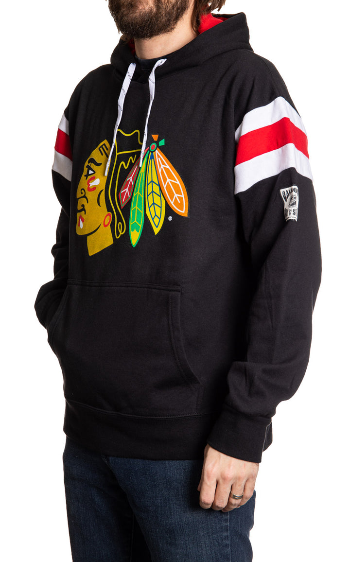 Chicago Blackhawks Varsity Retro Style Hoodie