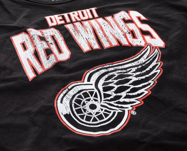 Detroit Red Wings Ladies "Distressed" Lace Flowy Tank Top