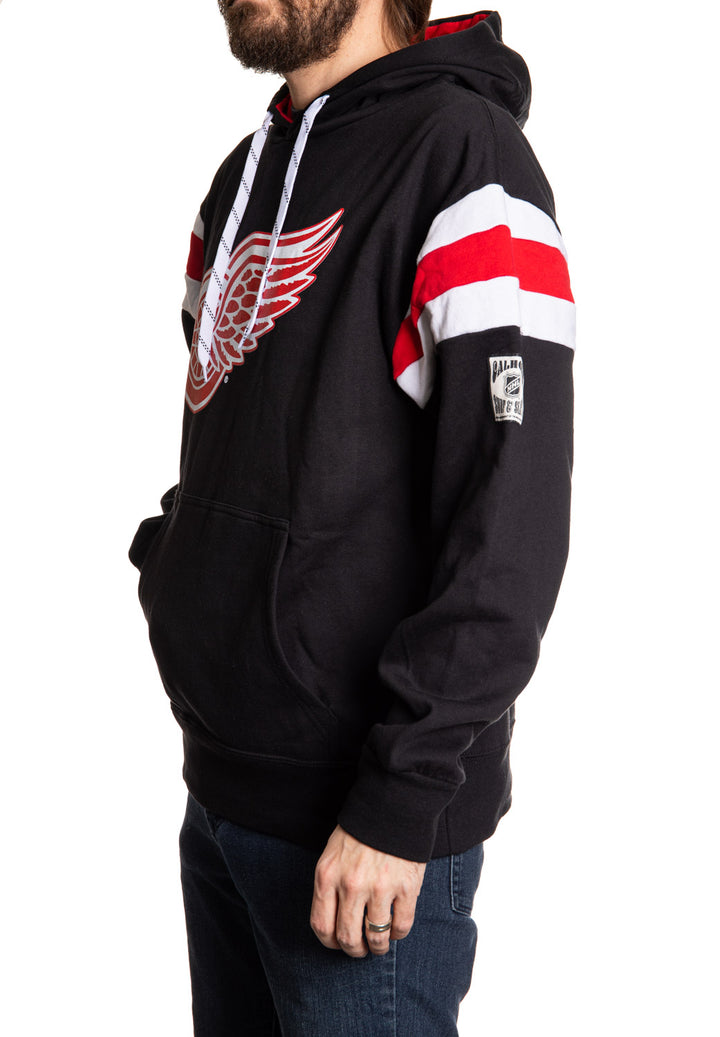 Detroit Red Wings Varsity Retro Style Hoodie