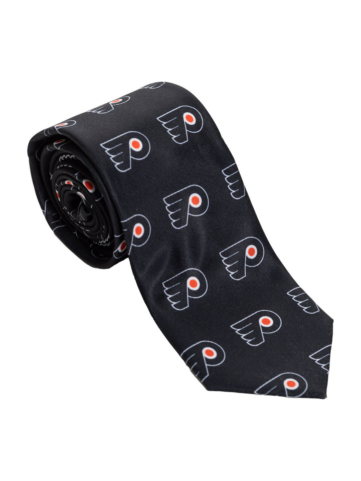 Philadelphia Flyers All Over Team Logo Necktie