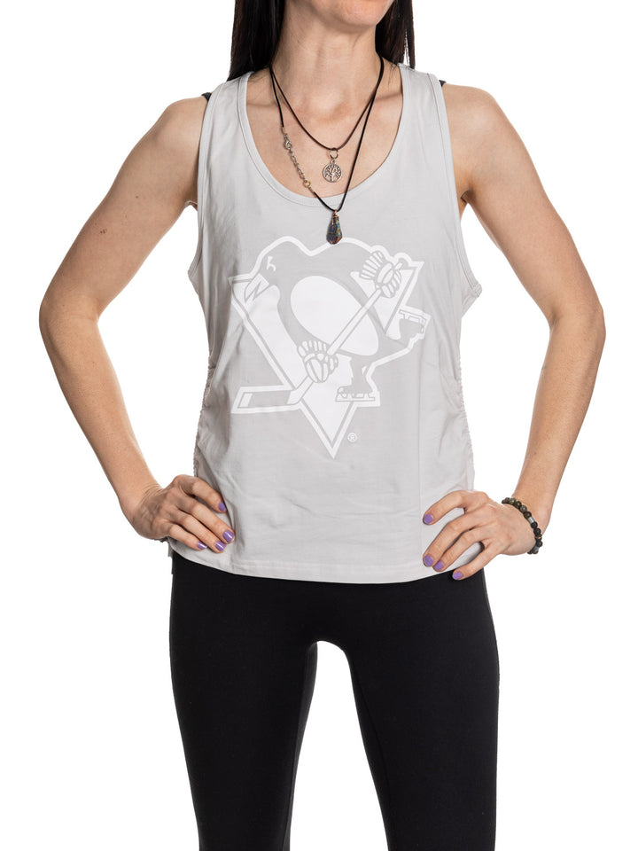 Pittsburgh Penguins Women's Adjustable Jersey Knit Tank Top