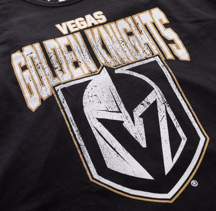 Vegas Golden Knights Ladies "Distressed" Lace Flowy Tank Top