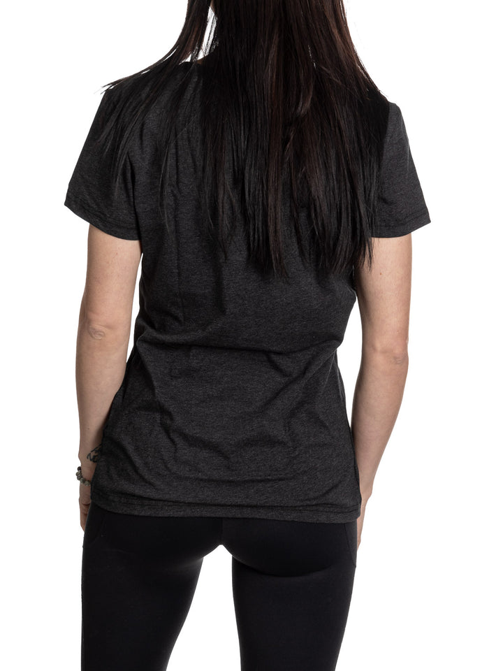 Carolina Hurricanes Women's Distressed Print Fitted Crew Neck Premium T-Shirt - Black