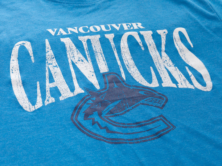 Official Licensed NHL Vancouver Canucks Vintage Wash Long Sleeve Shirt