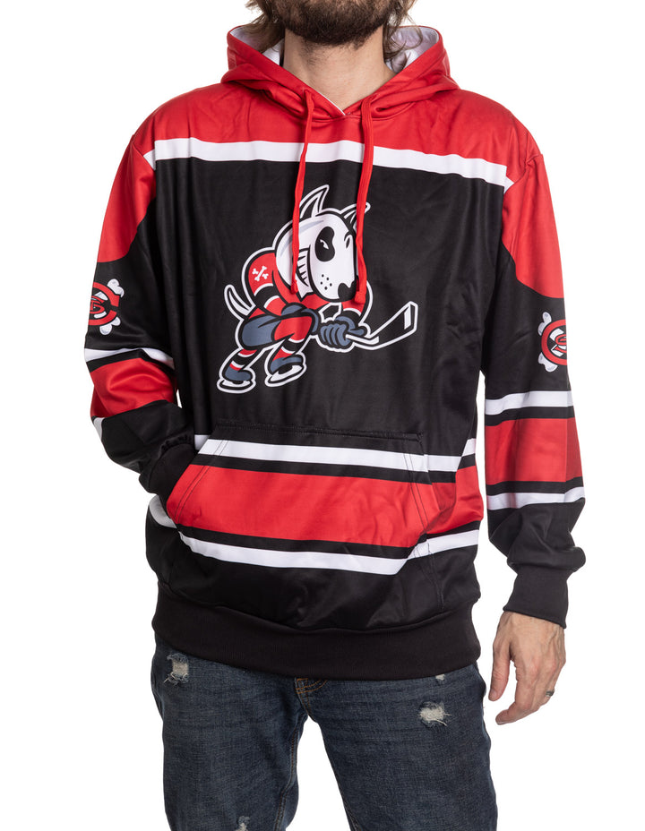 IceDogs Sublimated Hooded Sweatshirt