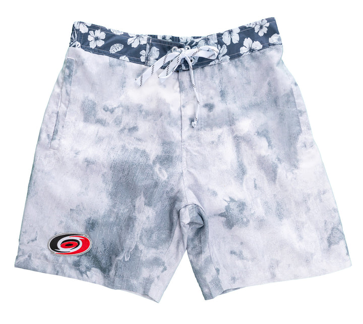 Carolina Hurricanes Grey Watercolour Boardshorts for Men
