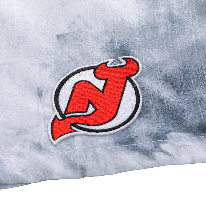 New Jersey Devils Grey Watercolour Boardshorts for Men