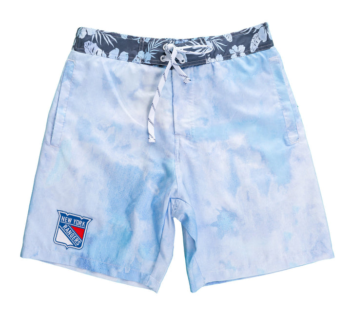 New York Rangers Blue Watercolour Boardshorts for Men