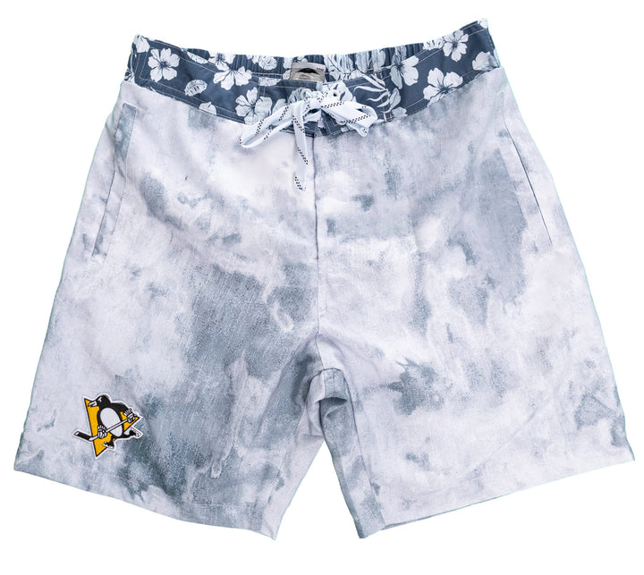 Pittsburgh Penguins Grey Watercolour Boardshorts for Men