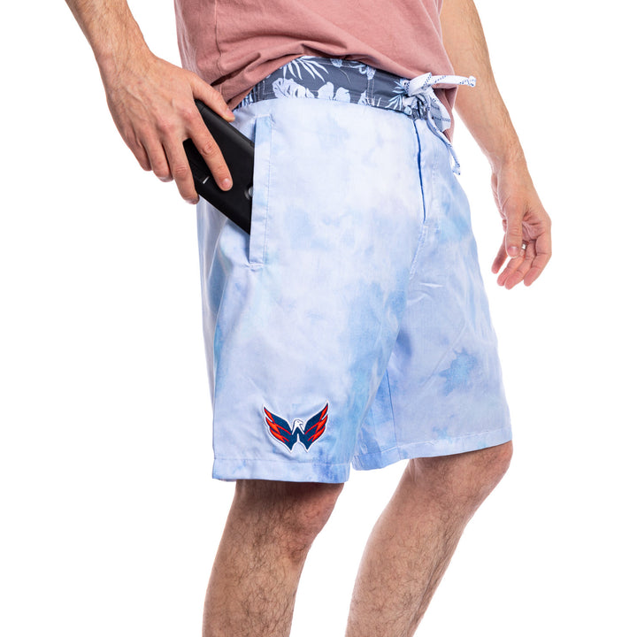 Washington Capitals Blue Watercolour Boardshorts for Men