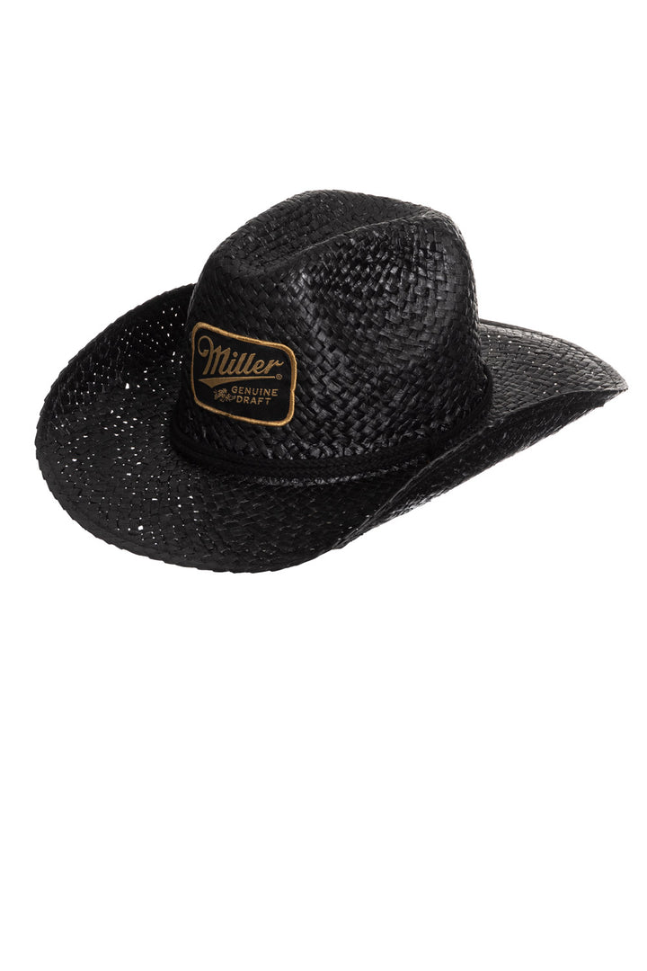 Miller Genuine Draft Straw Cowboy Hat