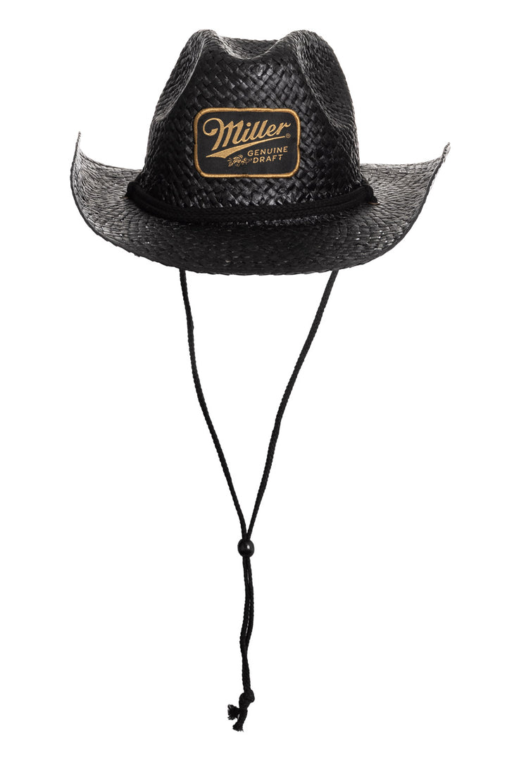 Miller Genuine Draft Straw Cowboy Hat