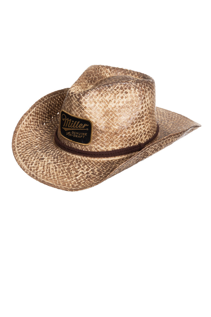 Miller Genuine Draft Straw Cowboy Hat