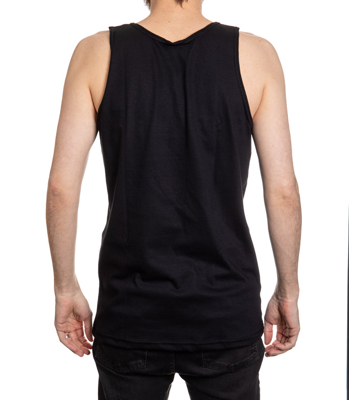Distressed USA Flag Tank Top Blackout effect for Men