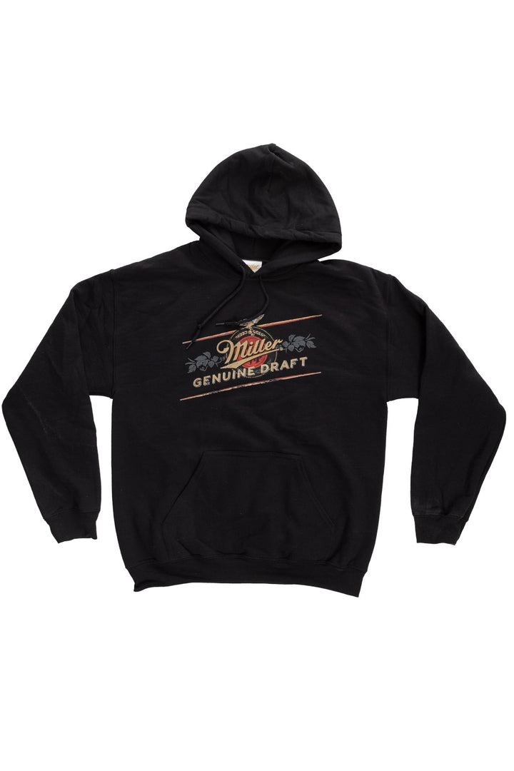 Miller Genuine Draft Classic Logo Black Hoodie