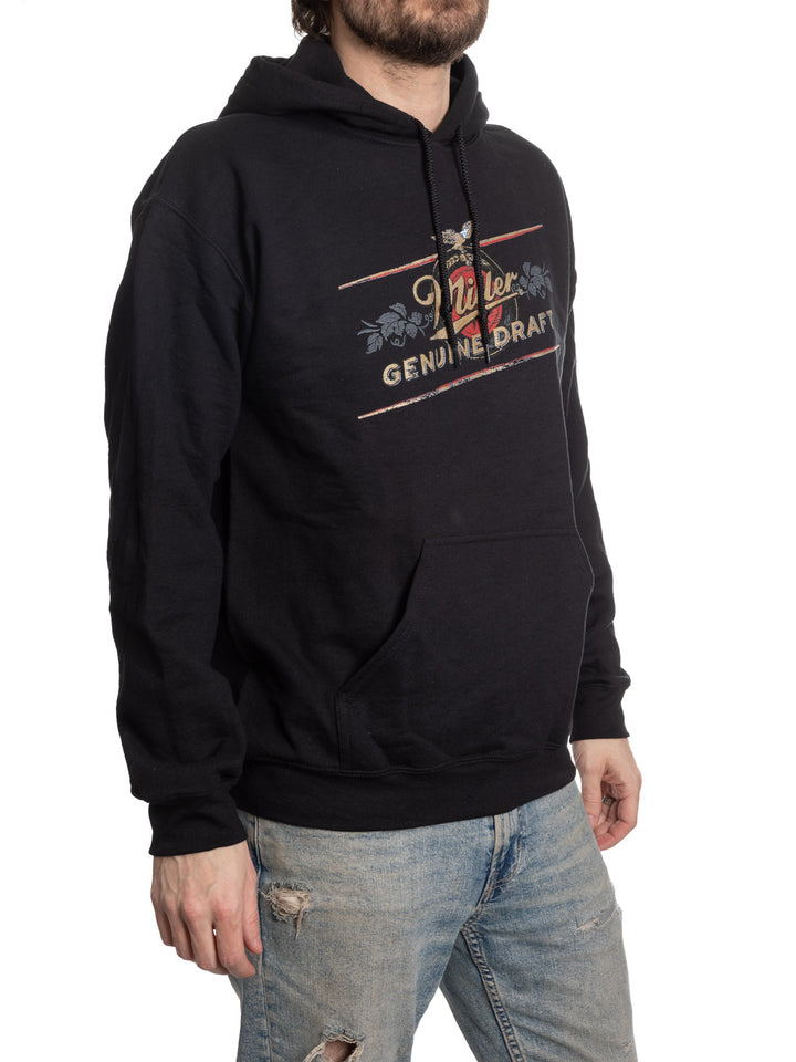 Miller Genuine Draft Classic Logo Black Hoodie