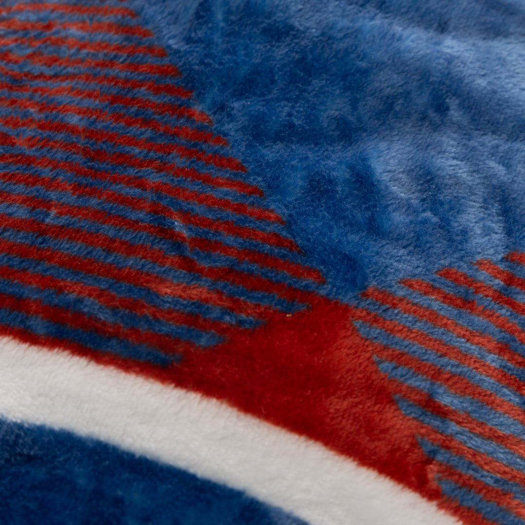 Montreal Canadiens NHL Ultra-Plush Flannel Plaid Throw Blanket (50" by 60")