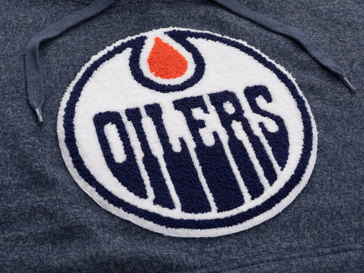 NHL Edmonton Oilers Unisex Nantucket Hoodie with Chenille Logo Crest
