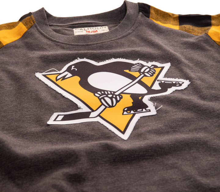 Licensed NHL Pittsburgh Penguins Buffalo Plaid sweatshirt