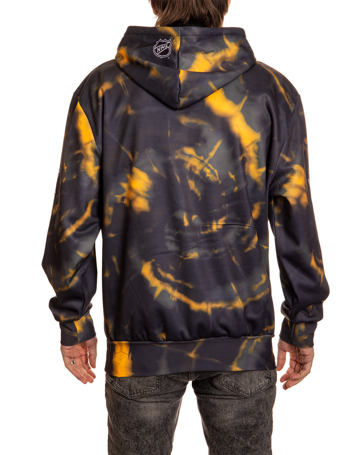Official NHL Licensed Pittsburgh Penguins Tie Dye Sublimation Hoodie