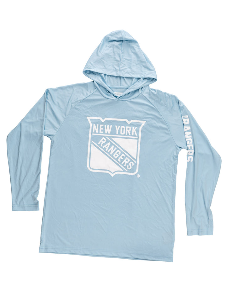 New York Rangers Hooded Rashguard with UV Protection
