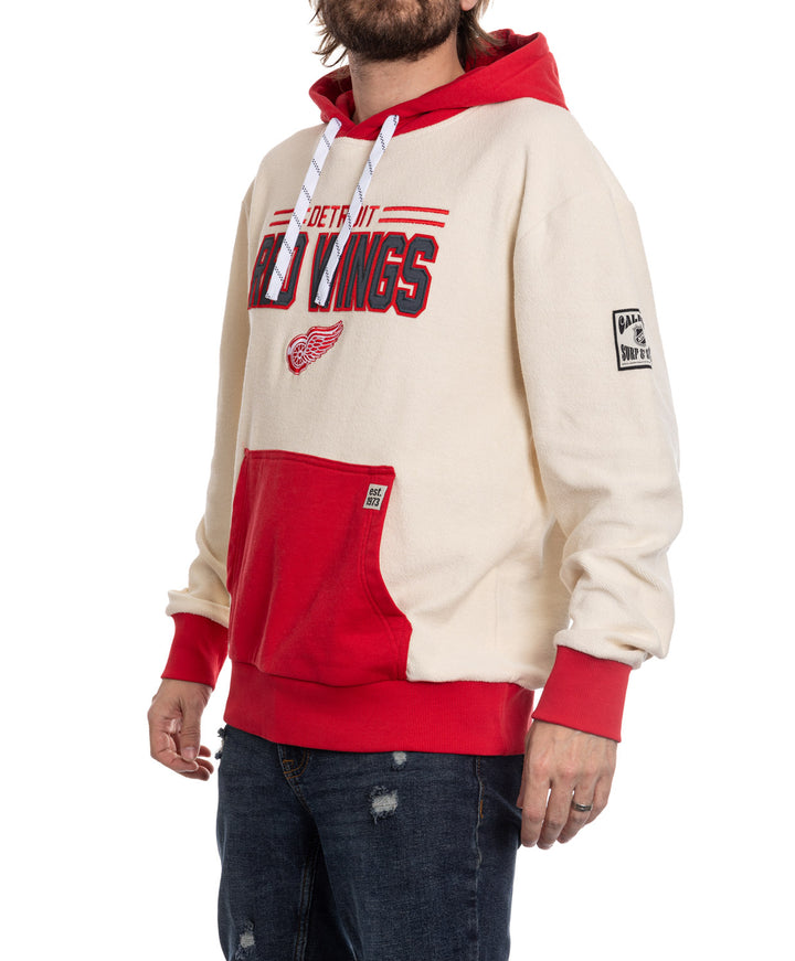 Detroit Red Wings NHL Unisex Reverse Terry Retro Premium Hoodie