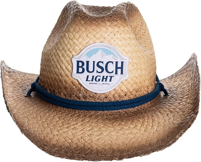 Busch Light Blue Mountain Scenic Patch Cowboy hat