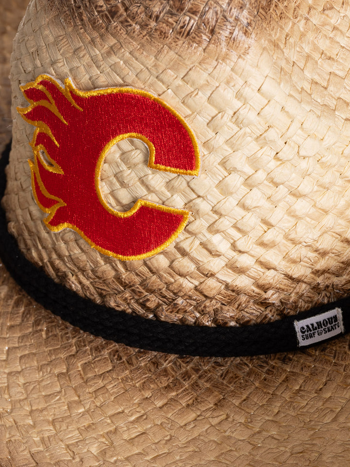 Official Licensed NHL Calgary Flames Cowboy Hat