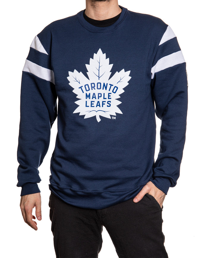 Toronto Maple Leafs Men's Varsity Retro Style Pullover Sweatshirt