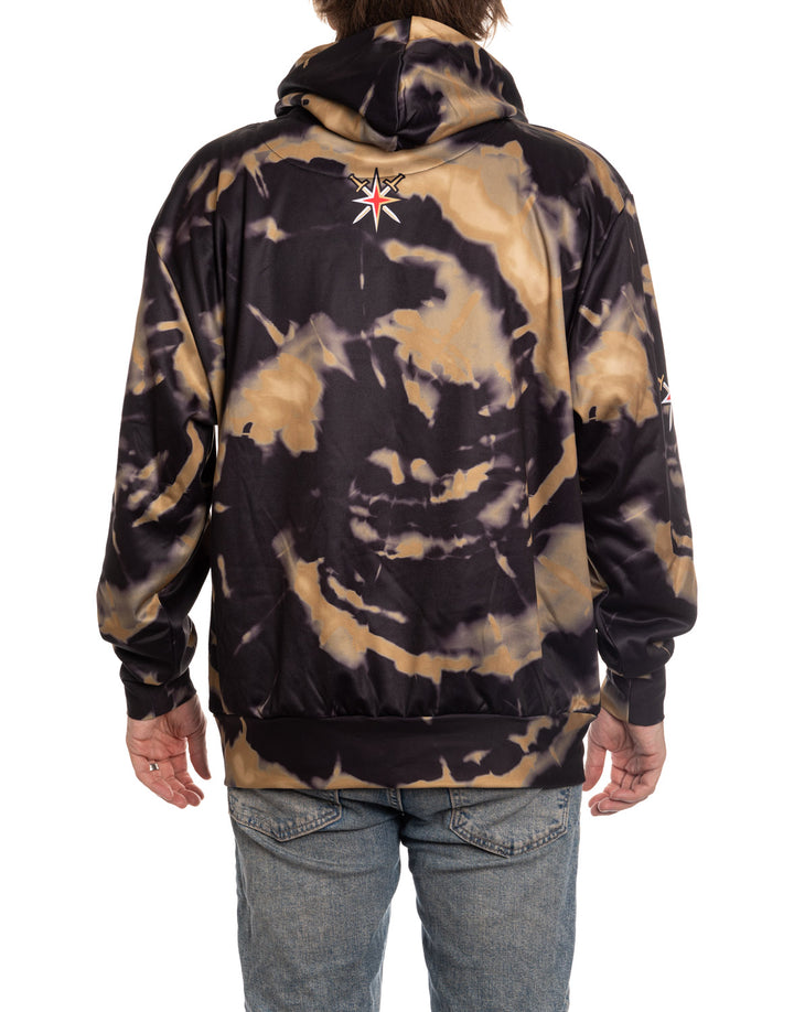 Official NHL licensed Vegas Golden Knights Tie Dye Sublimation Hoodie