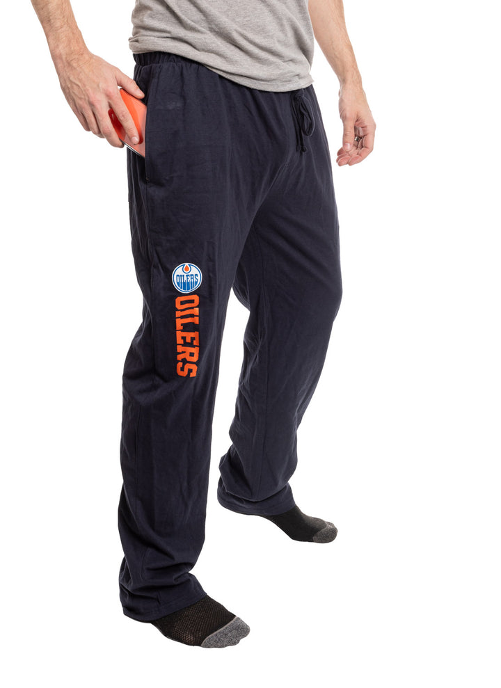 Edmonton Oilers Men's Cotton Jersey Pants
