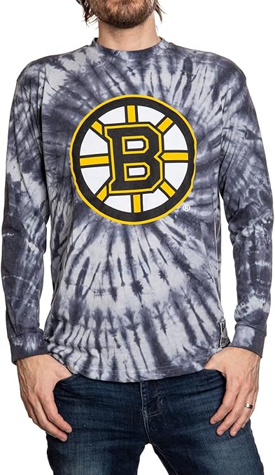 Boston Bruins Spiral Tie Dye Longsleeve Shirt