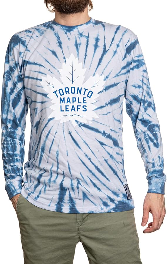Toronto Maple Leafs Spiral Tie Dye Longsleeve Shirt
