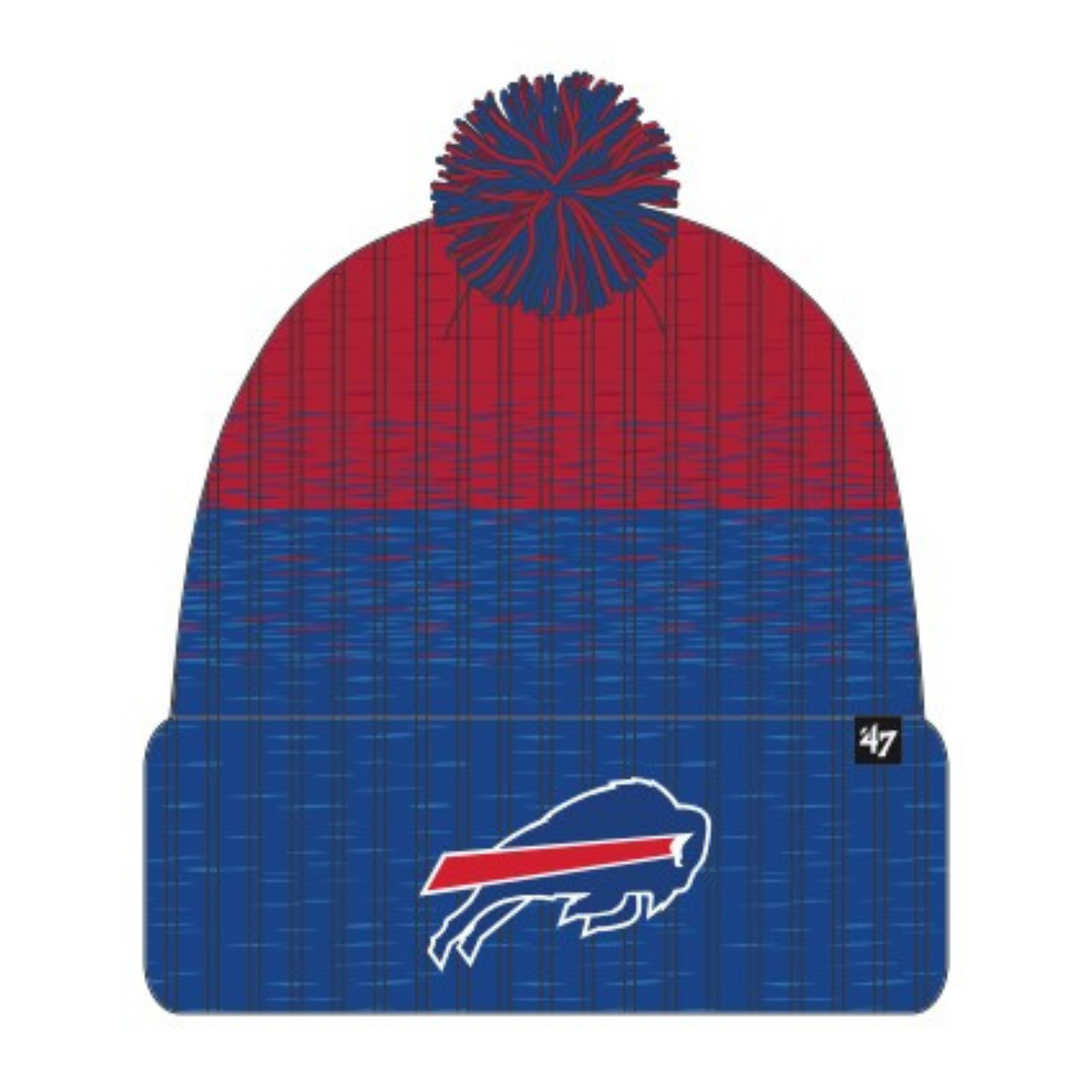 Official License NFL Buffalo Bills Cascade Cuff Knit Hat by 47 Brand