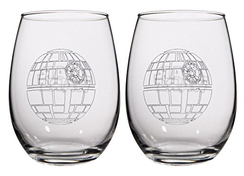 Star Wars Stemless Wine Glasses - Death Star – Calhoun Store