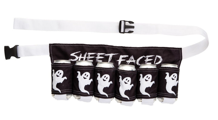 Sheet Faced Beer Belt - Novelty Beverage Holder